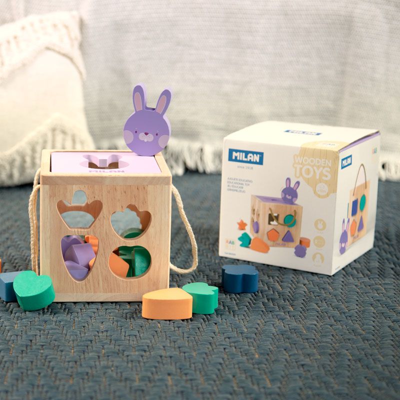 JUEGO DIDACTICO MILAN DE MADERA MODELO RABBIT